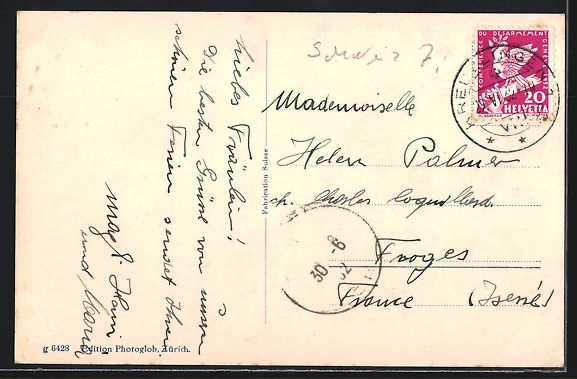 Cartoline postali: Kreuzlingen, Blick auf den westlichen Or – Usato da Berlin venduto da bartko-reher 1