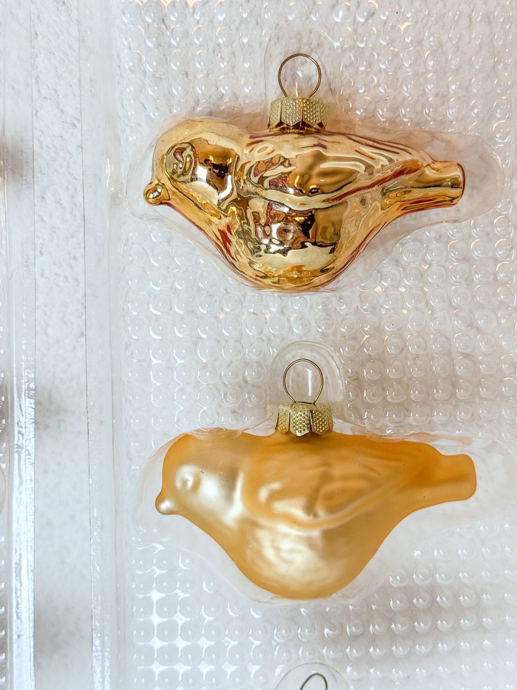 Tutte le decorazioni: Goldene Vogel Weihnachtsbaumschmuck, 12 Stk. – Nuovo e nell'imballaggio originale da Galmiz venduto da Wichtel25 1