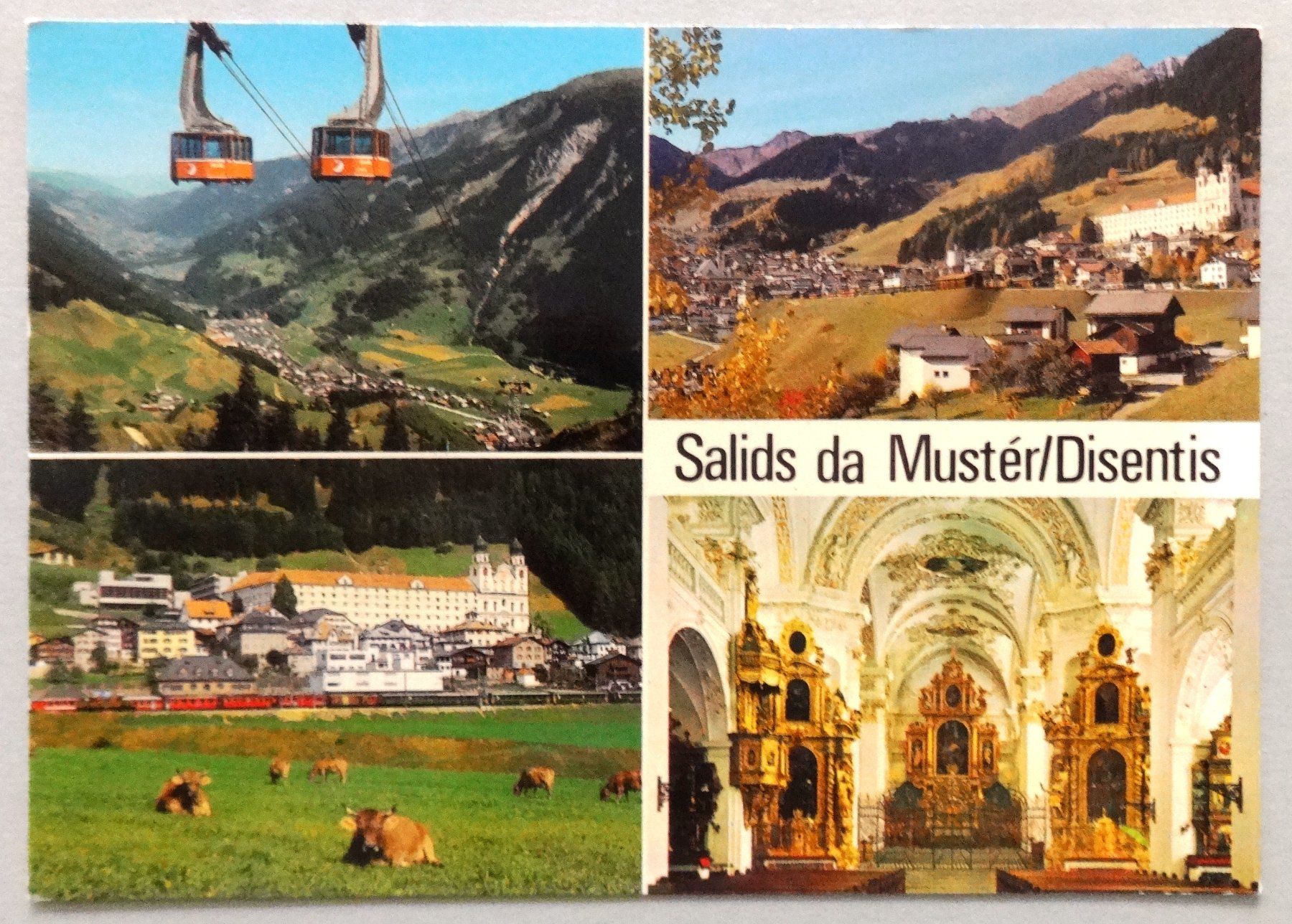 Ansichtskarten: Salids da Munstér/Disentis – Gebraucht aus Fétigny von Billy2miny