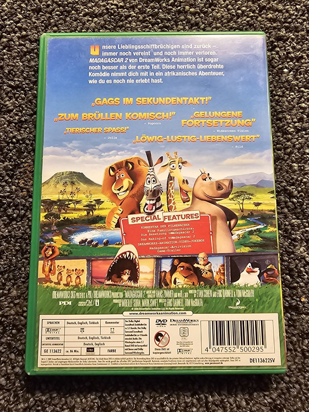 Tutti i DVDs: Madagascar 2 (20517) – Usato da Ruswil venduto da jan_bxl5 1