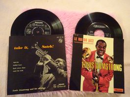 LOUIS ARMSTRONG * LE ROI DU JAZZ * 2 RARITÄTEN * EXCELLENT