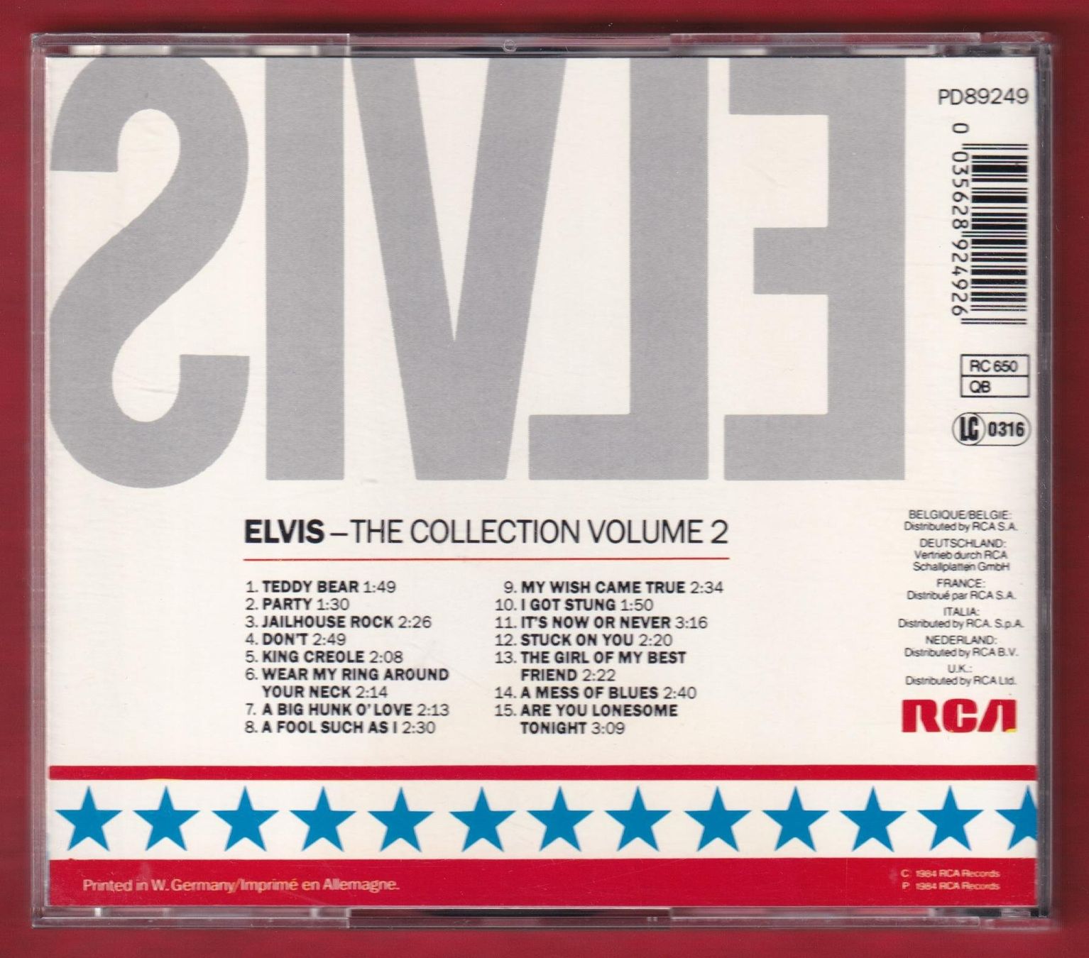 CD: Elvis - The Collection Volume Two (CD) – Usato da Zürich venduto da Pfluftl2000 1