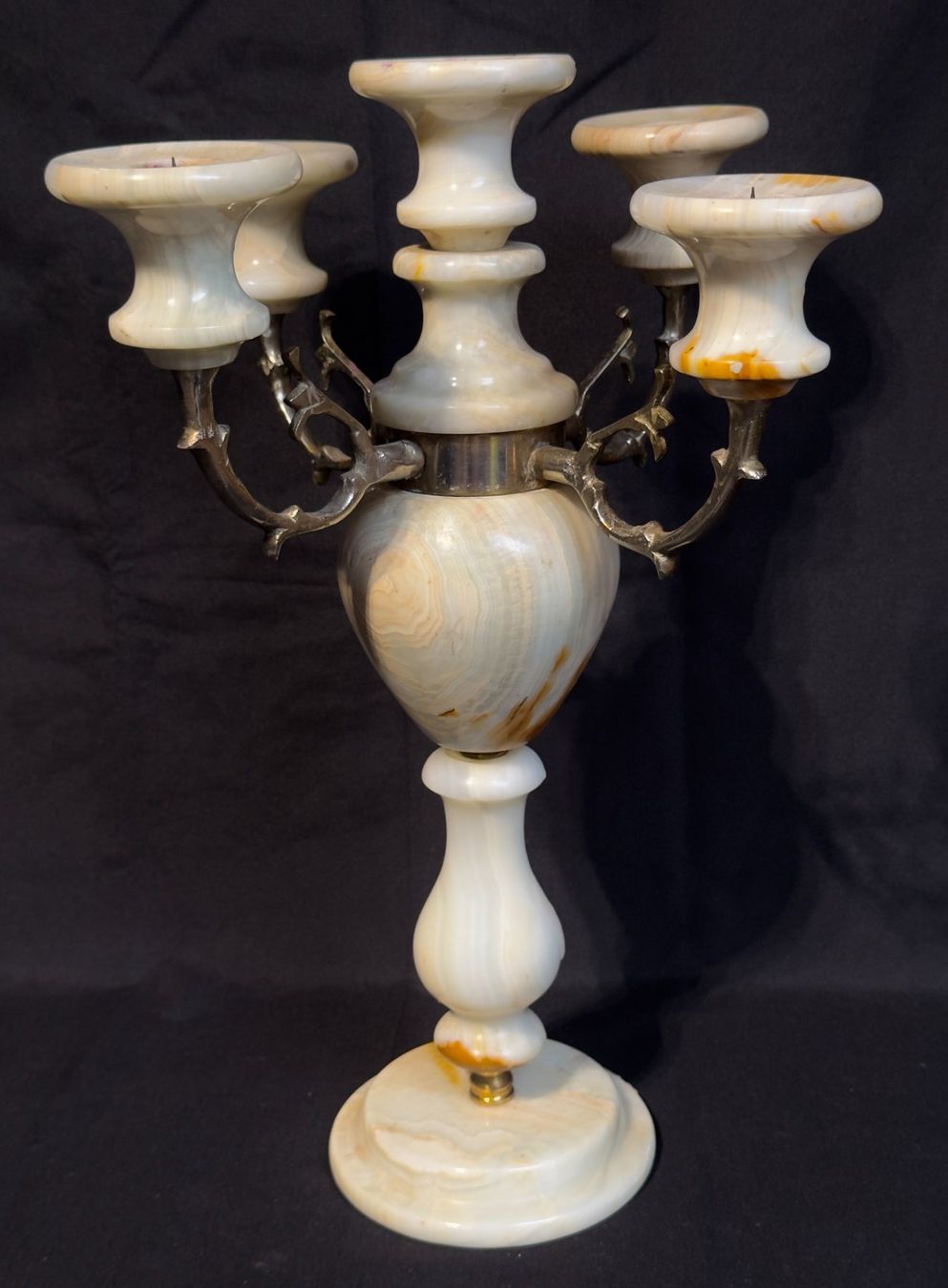 Kerzenständer: Chandelier à 4 branches en marbre – Gebraucht aus Tramelan von lolopat 1