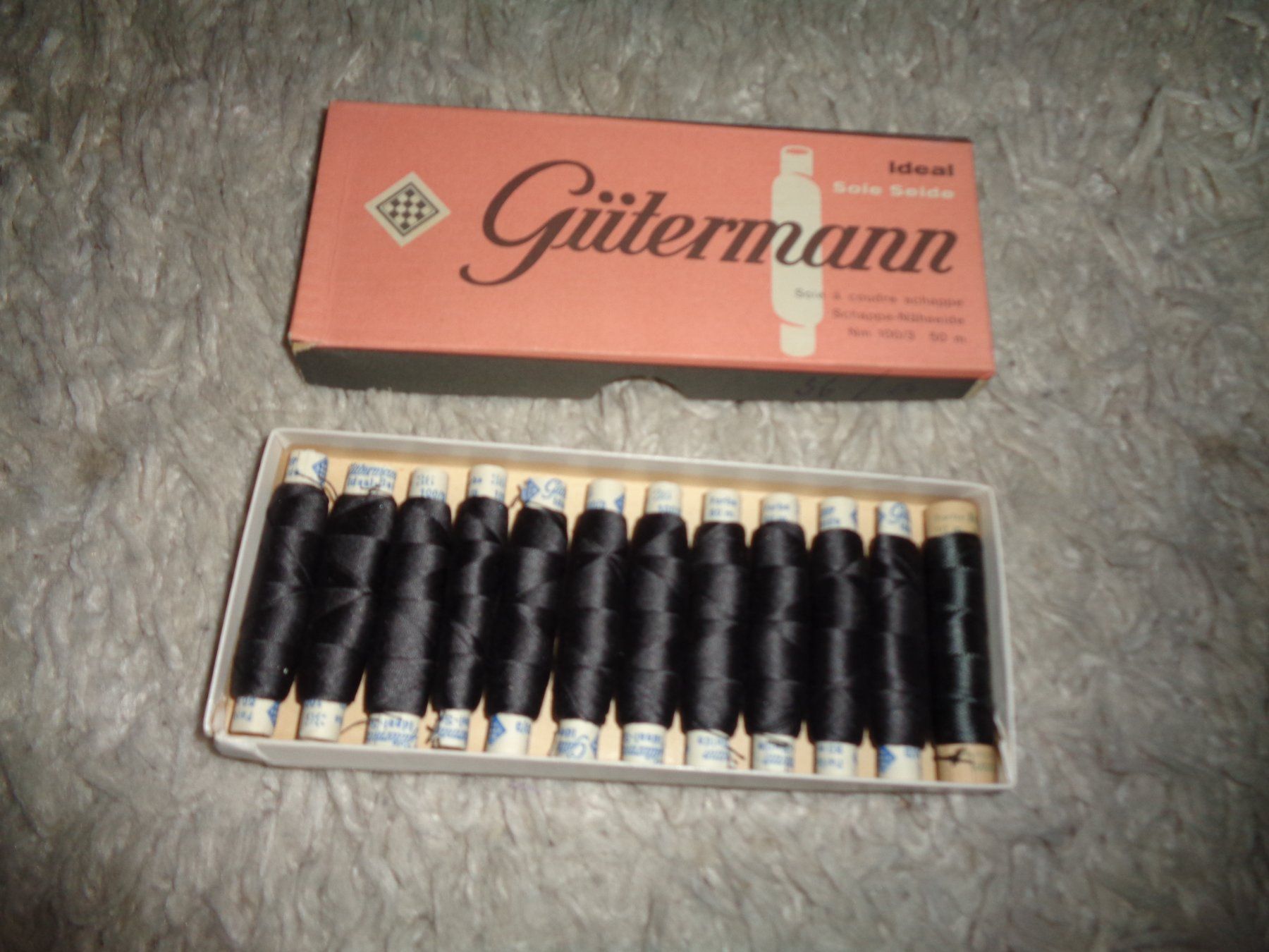Kordeln & Faden: *** Gütermann Schappe-Nähseide ***/ von Oma – Neu (gemäss Beschreibung) aus Othmarsingen von Leuchtturmlady 3