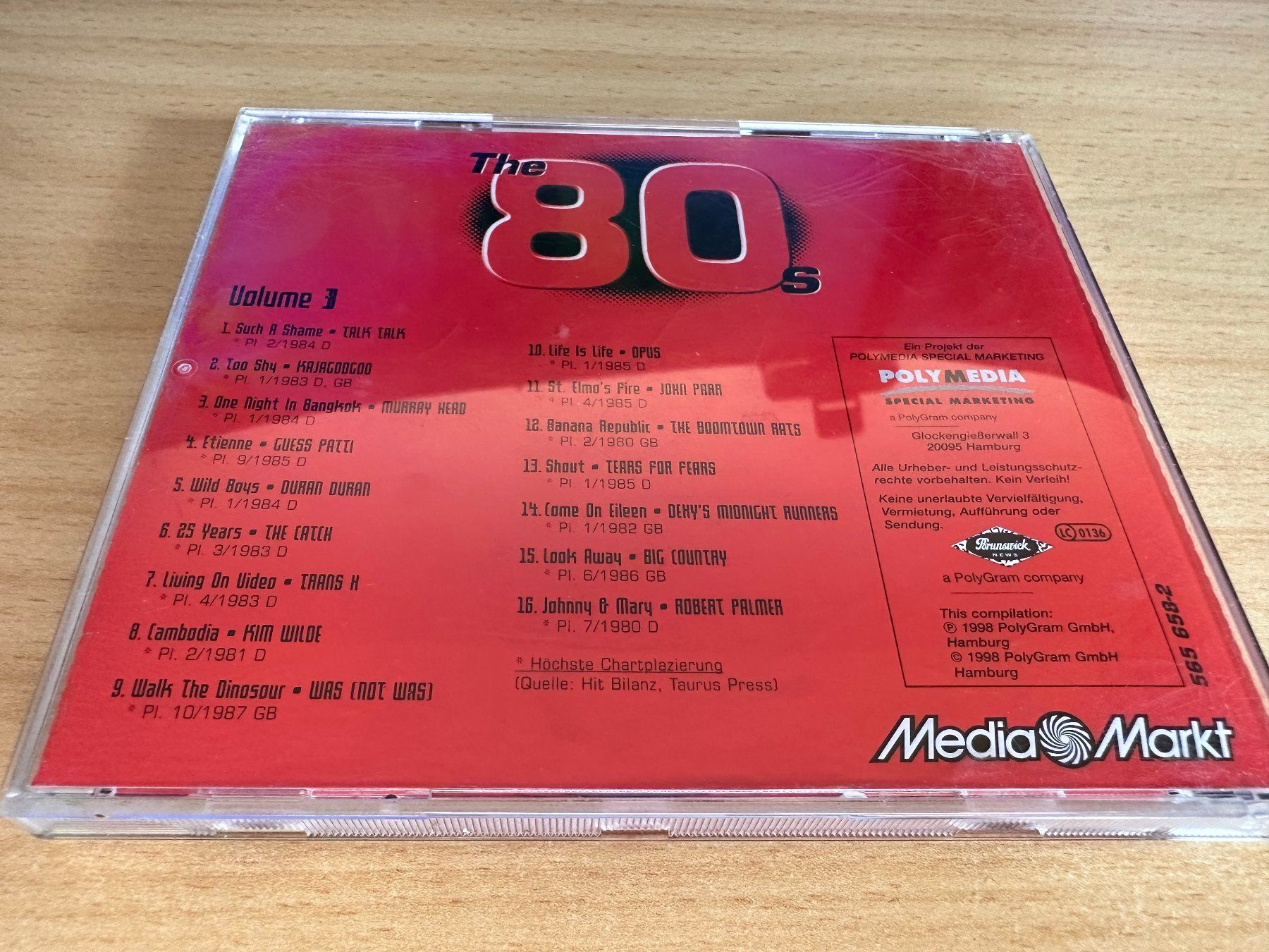CD: Various – The 80s - 3 CD – Usato da Rikon im Tösstal venduto da Alpenmutz 6