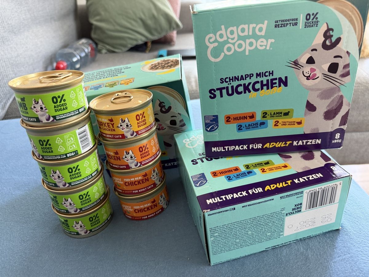 Mangimi: Nassfutter Katzen Edgar Cooper 33x85 g Stückchen in Sosse – Nuovo e nell'imballaggio originale da Aarau venduto da Tam6