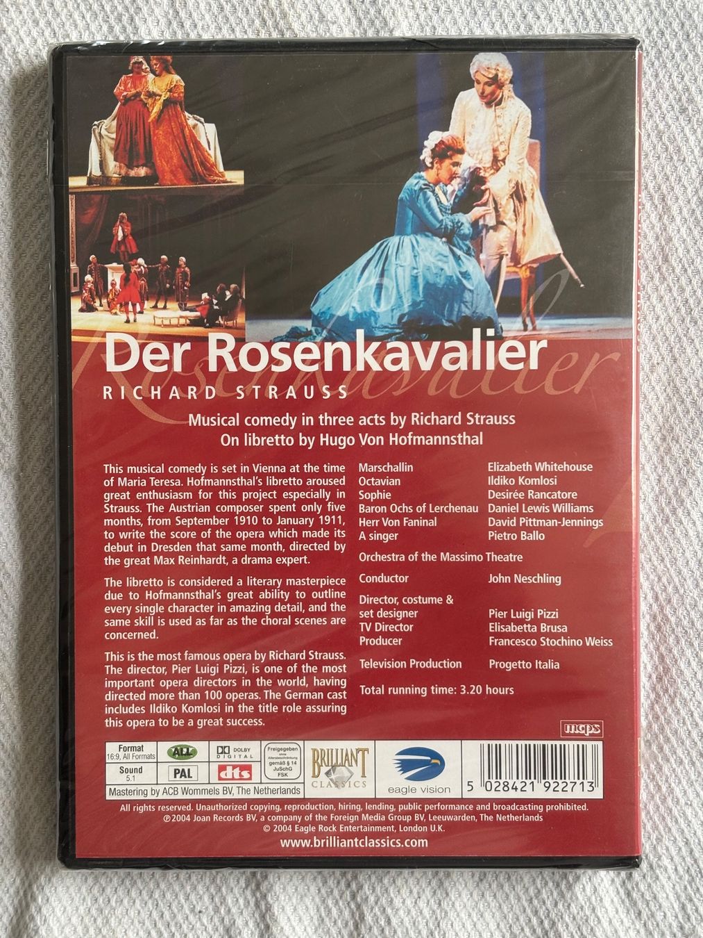 Tutti i DVDs: Strauss: Der Rosenkavalier – Nuovo e nell'imballaggio originale da Stans venduto da Abukadnezar 1