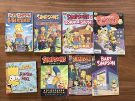 Simpsons Comics Sammlung – 8x Bongo/Panini – Bart Simpson & 