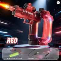 Ice Burst - Pistolet à eau électrique (rouge)