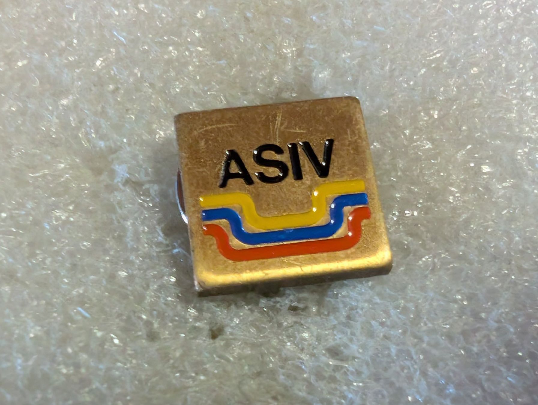 Placchette & Badge: Ansteckpin 115: Asiv – Usato da Oppligen venduto da Pin-Fall-Shop