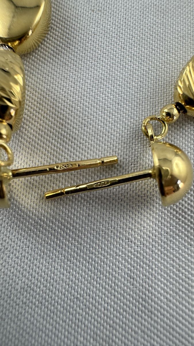 Ohrringe & -stecker: Ohrstecker in 750 Gold / 18 Karat – Neu (gemäss Beschreibung) aus kreuzlingen von fantasy_schmuck 5