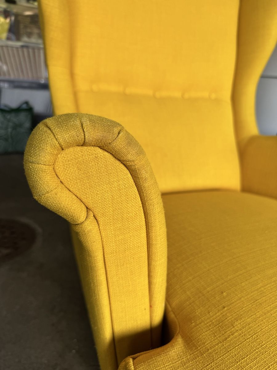 Ikea Sessel: Gelber Ikea STRANDMON Sessel – Gebraucht aus Rotkreuz von emm_57nm 2