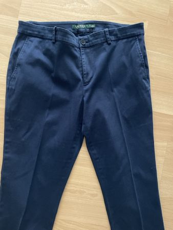Eleganti pantaloni blu da donna Ralph Lauren 7/8