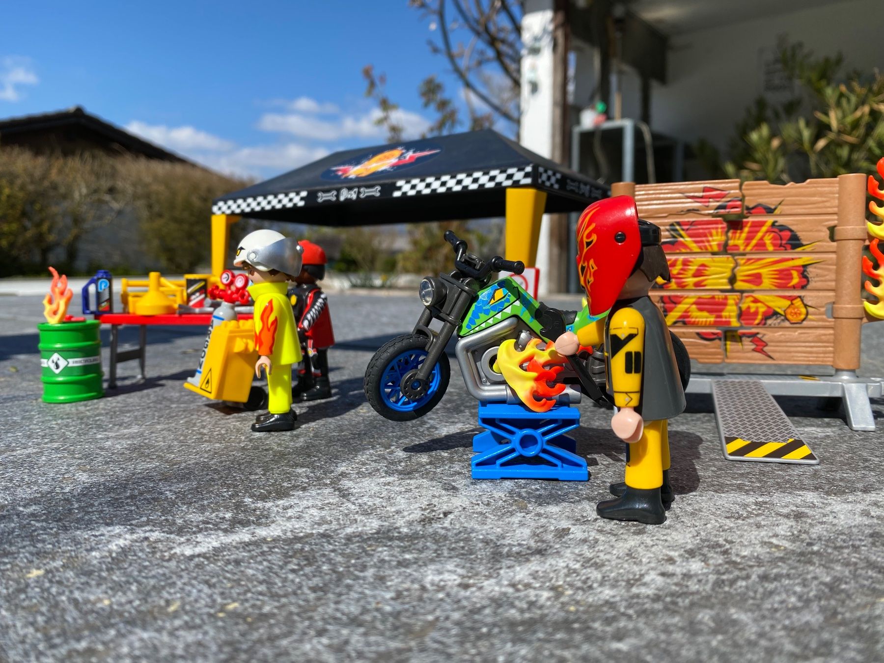 Giocattoli: Playmobil Motocross-Garage – Usato da Subingen venduto da nathi72 2