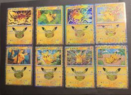 Pokémon 30th Pikachu 8X m6a Japonais 