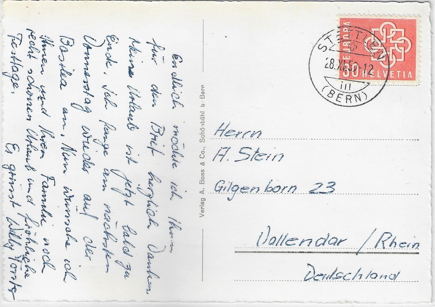 Cartoline postali: Flugaufnahme Stettlen bei Bern – Usato da Ettingen venduto da Kartenplanet 1