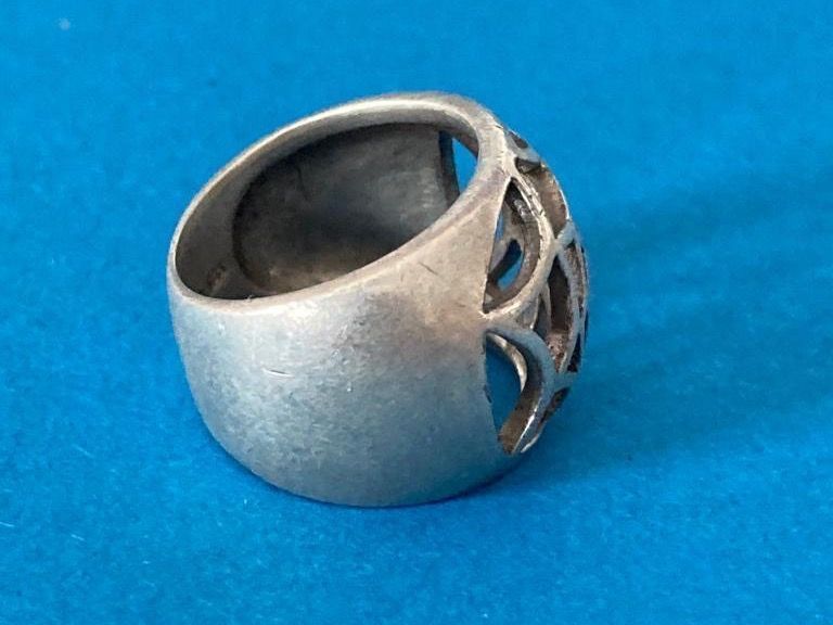 Anelli: Silberring Spinnennetz (52) – Usato da Laufen venduto da Futuremarket 5