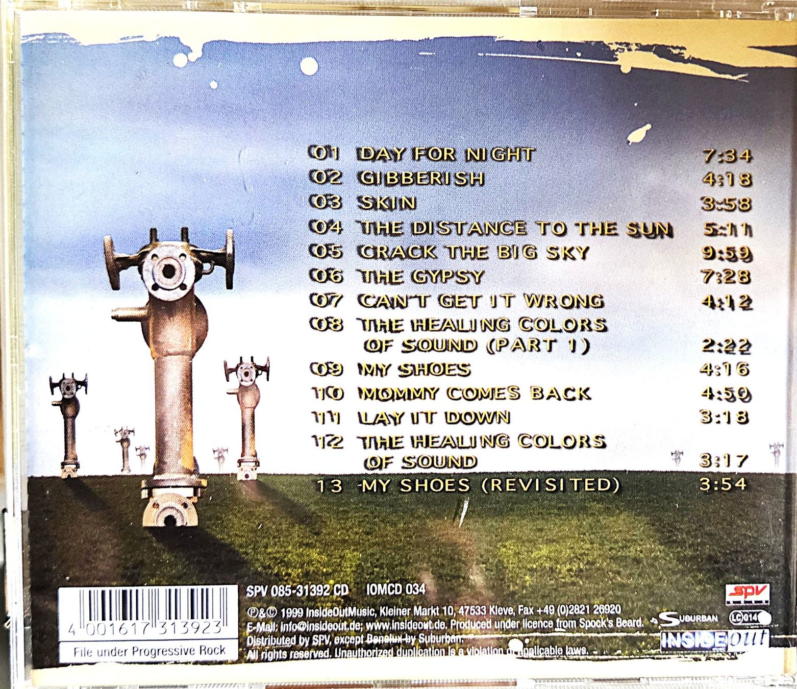 CD: Spock's Beard - Day for Night – Nuovo (secondo la descrizione) da Biberist venduto da Beaver58 1