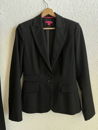 Schwarzer Anzug (Blazer + Hose) - Bandolera