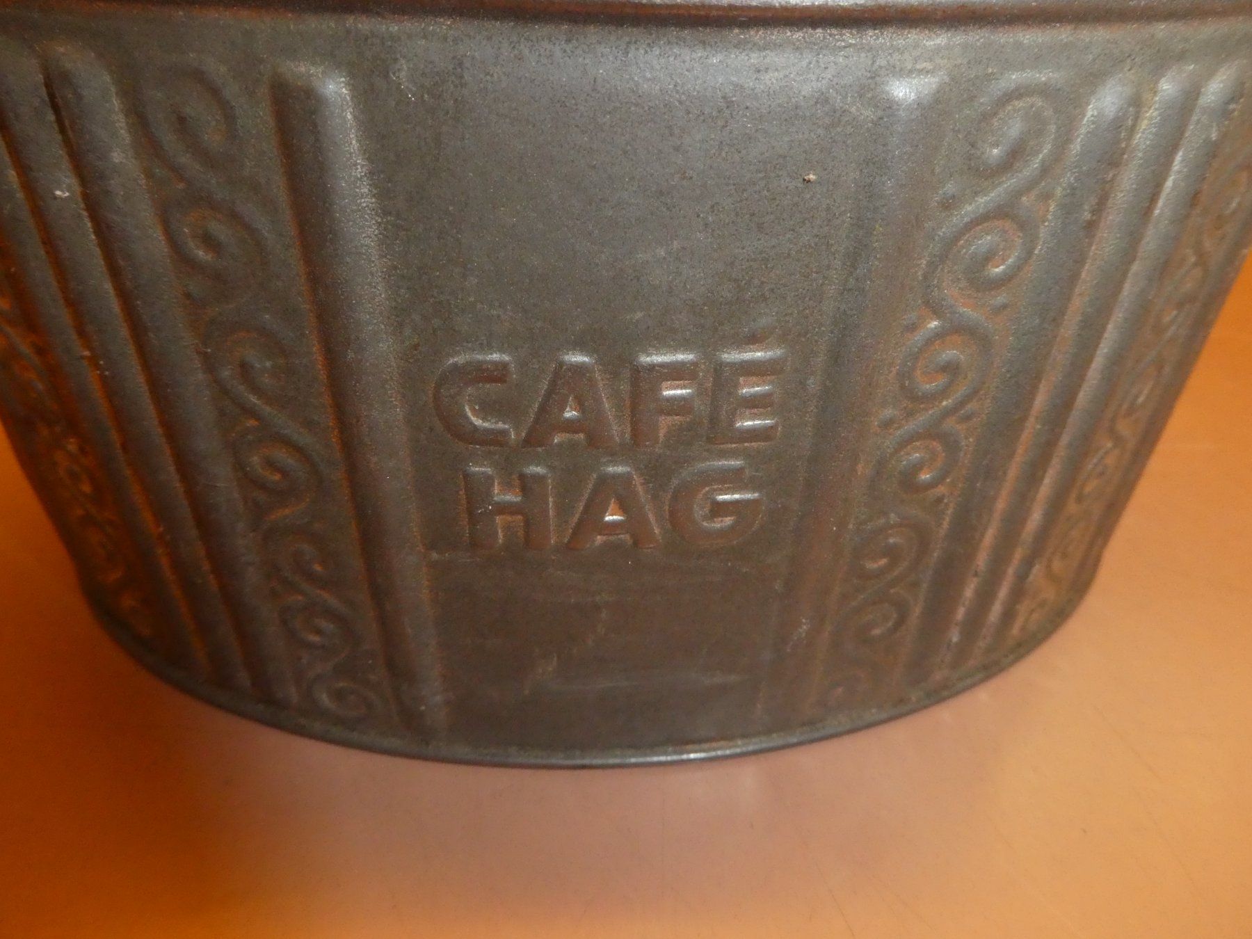 Contenitori & Simili: Antike Blechdose CAFE HAG ovall – Usato da Chur venduto da Diversico2010 1