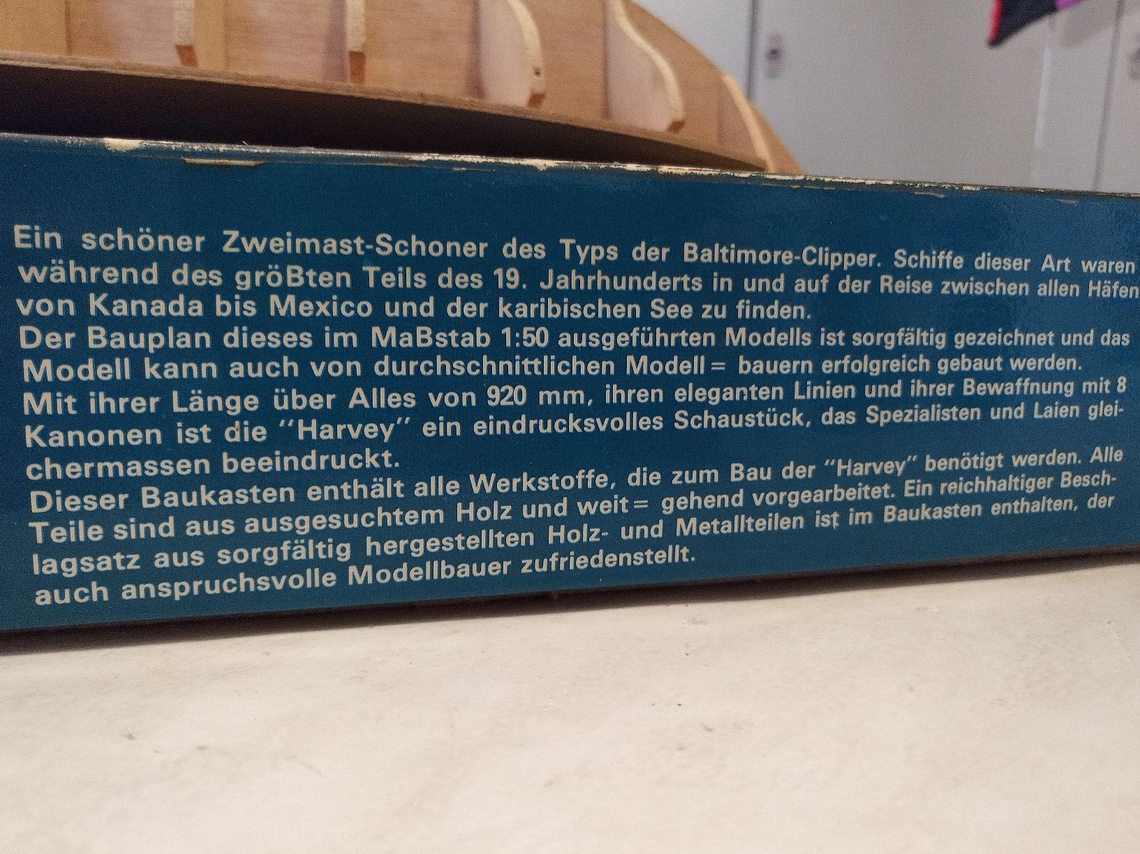 Modellbausätze & Standmodelle: "Harvey" 1.847, Schiffsmodell 1:50 - Baltimore Clipper – Neu (gemäss Beschreibung) aus Reiden von Zofi-Brocki 3