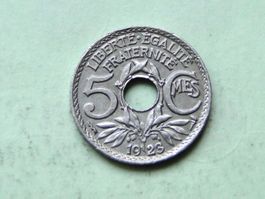 5 Centimes France 1923  Lindauer Poissy