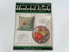 Beyers Handarb Wäsche Monatsblatt antik Schnittmuster 1930s