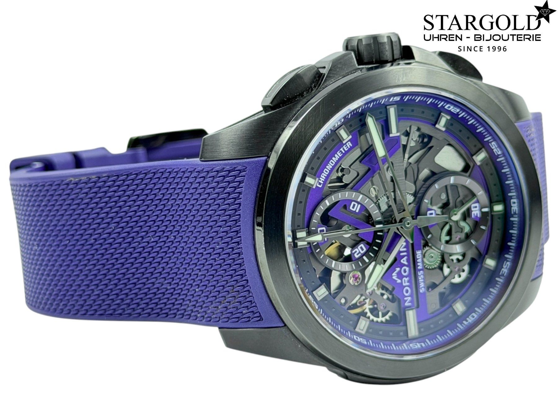 Norqain Orologi: Norqain Independence Skeleton Chrono - NNT3200C/P320 – Usato da Zürich venduto da Stargold-Uhren 2