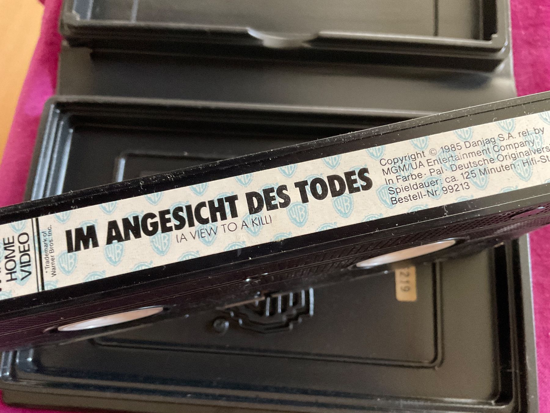 Tutti i VHS: VHS 007 Im Angesicht des Todes – Usato da Biel/Bienne venduto da heygio 1