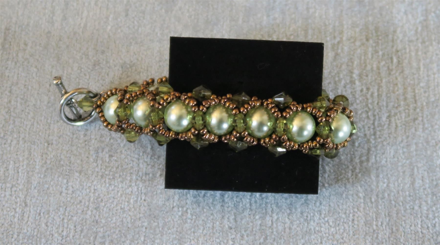 Bracciali & Braccialetti: Armband Glas/Wachsperlen – Nuovo (secondo la descrizione) da Brittnau venduto da marlenestone 4