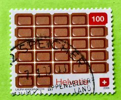 Nr.1285 Schokolade GESTEMPELT 