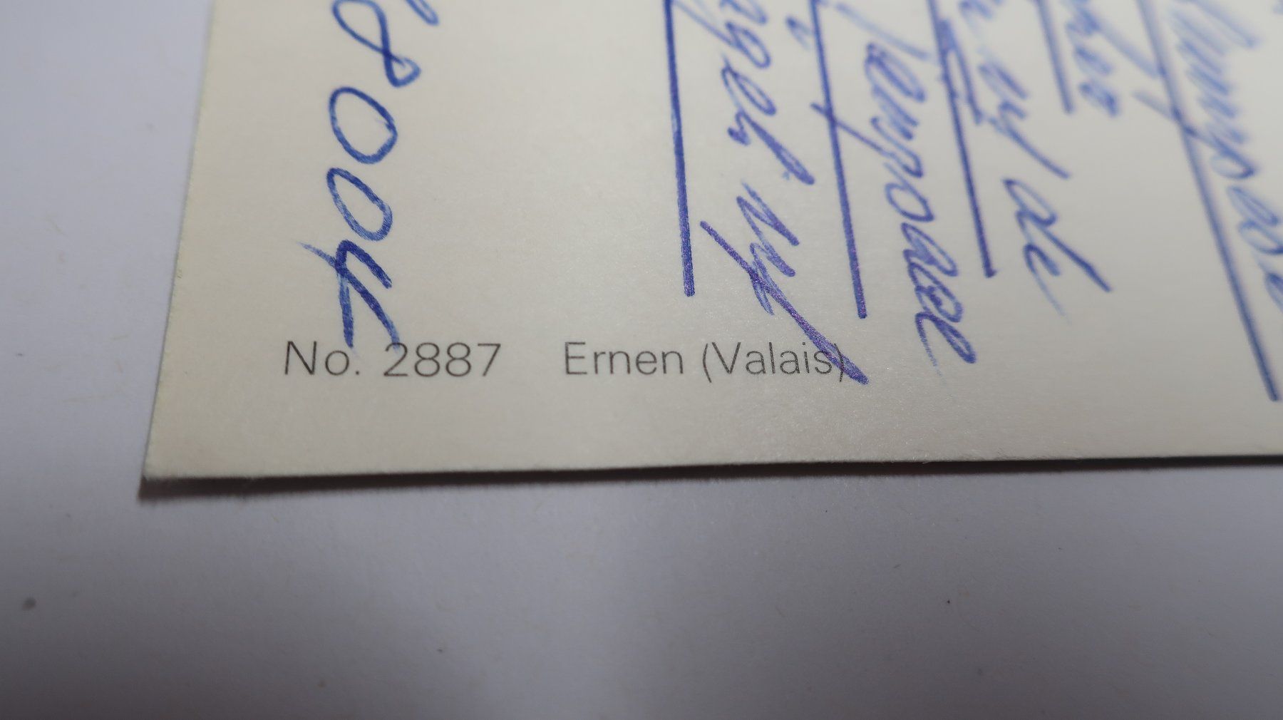 Cartoline postali: Ernen valais  1987 – Usato da Cormoret venduto da Pascalll2001 4