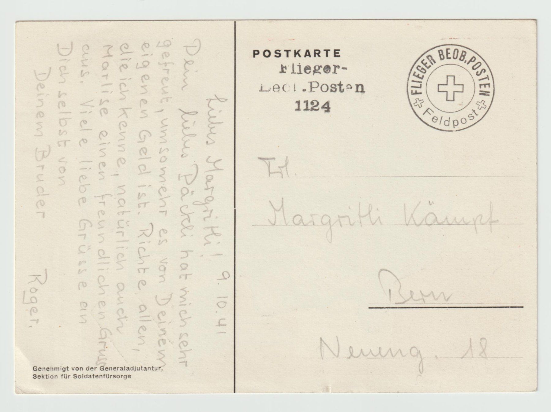 Cartoline postali: WK2 Einheitskarte Verschiedenes Nr. 1 – Usato da Siebnen venduto da Fstaehli 1