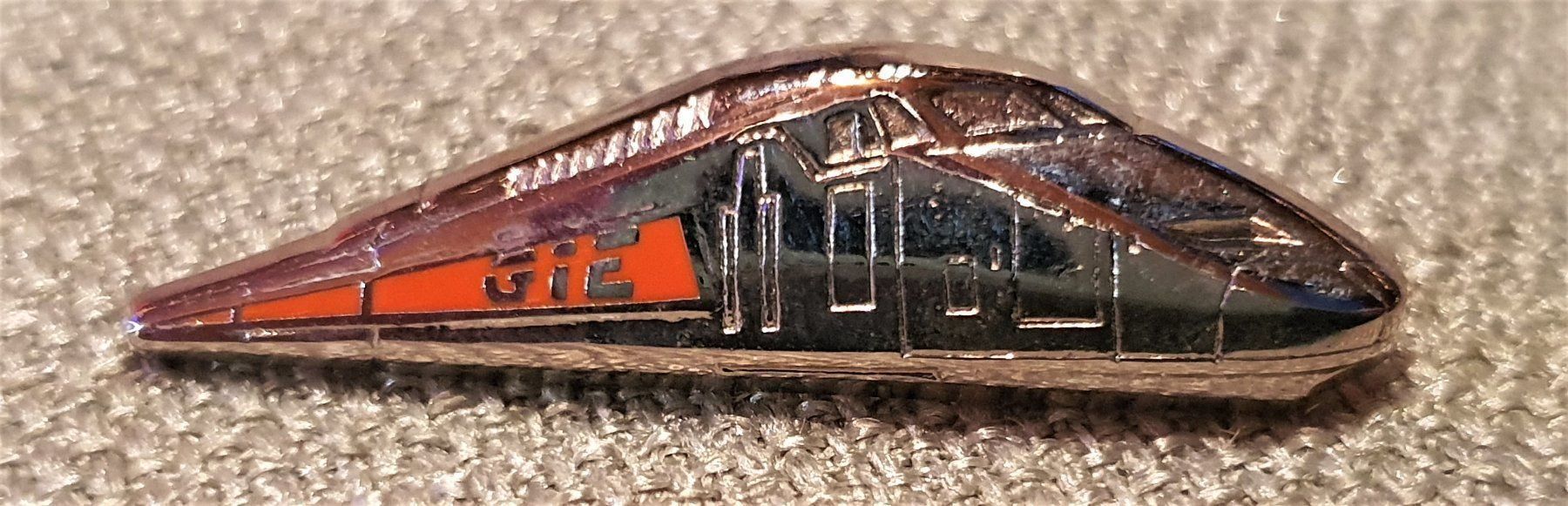Placchette & Badge: B132 - Pin TGV Zug Train D3 – Usato da Reinach BL venduto da Boston-Verkauf