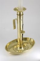 K0419 Antiker Biedermeier-Handleuchter Kerzenständer ~1835