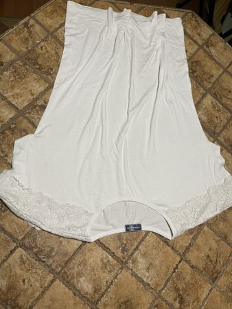 Canotta Intimissimi bianca con pizzo-tg M/L-Elegante!