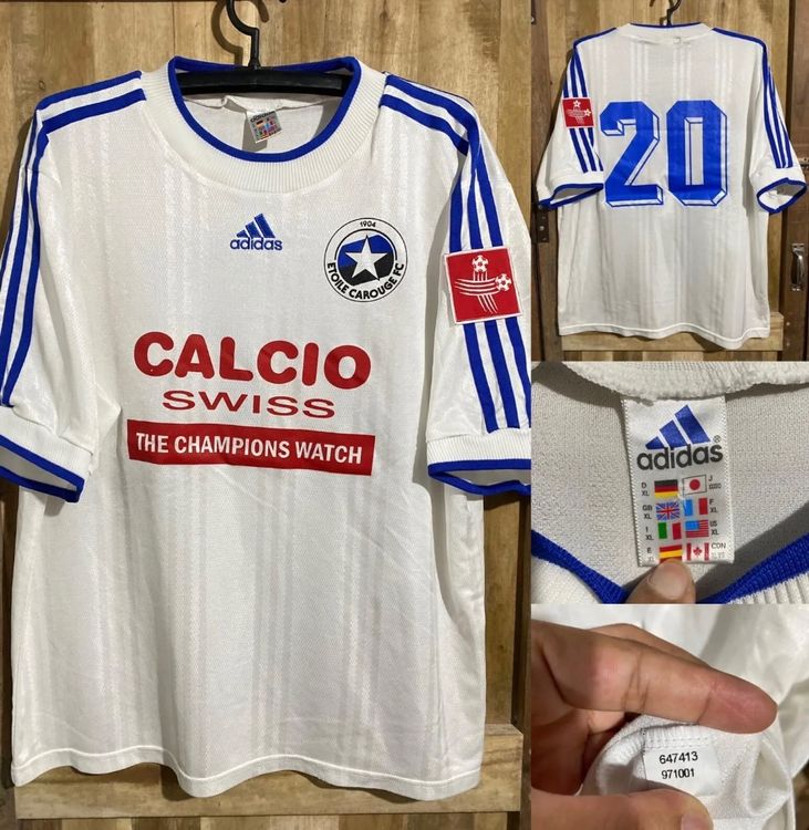 Etoile Carouge Vintage Matchworn Trikot Maillot 1999/2000 (D