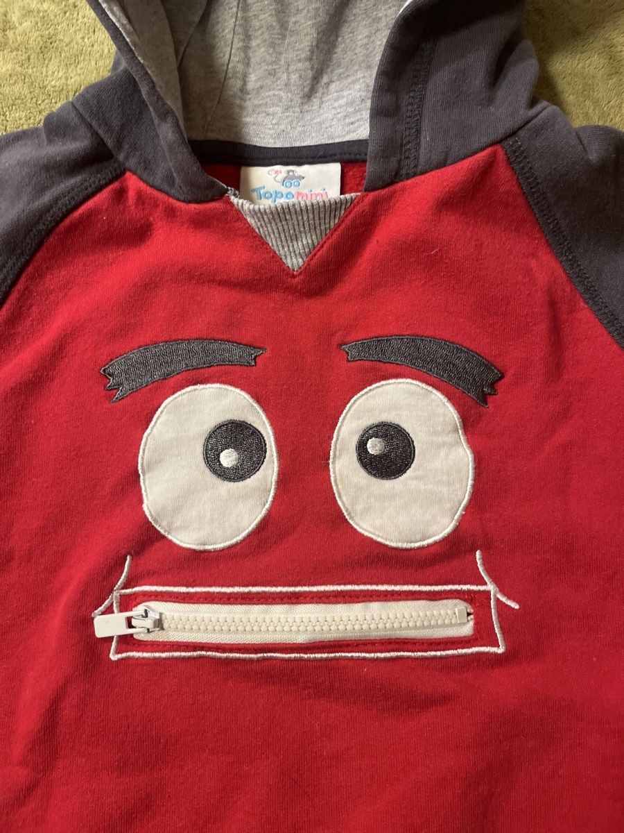 Maglioni & Felpe: Kinder Hoodie Gr. 86 süss Gesicht – Usato da Kaisten venduto da Wavechip 2