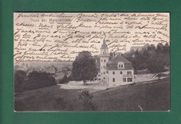 Gruss aus MARQUARTSTEIN - 1909 // minim Riss //