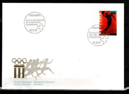 1993 - FDC / Werbemarken - Eröffnung Olymp.Museum Lausanne