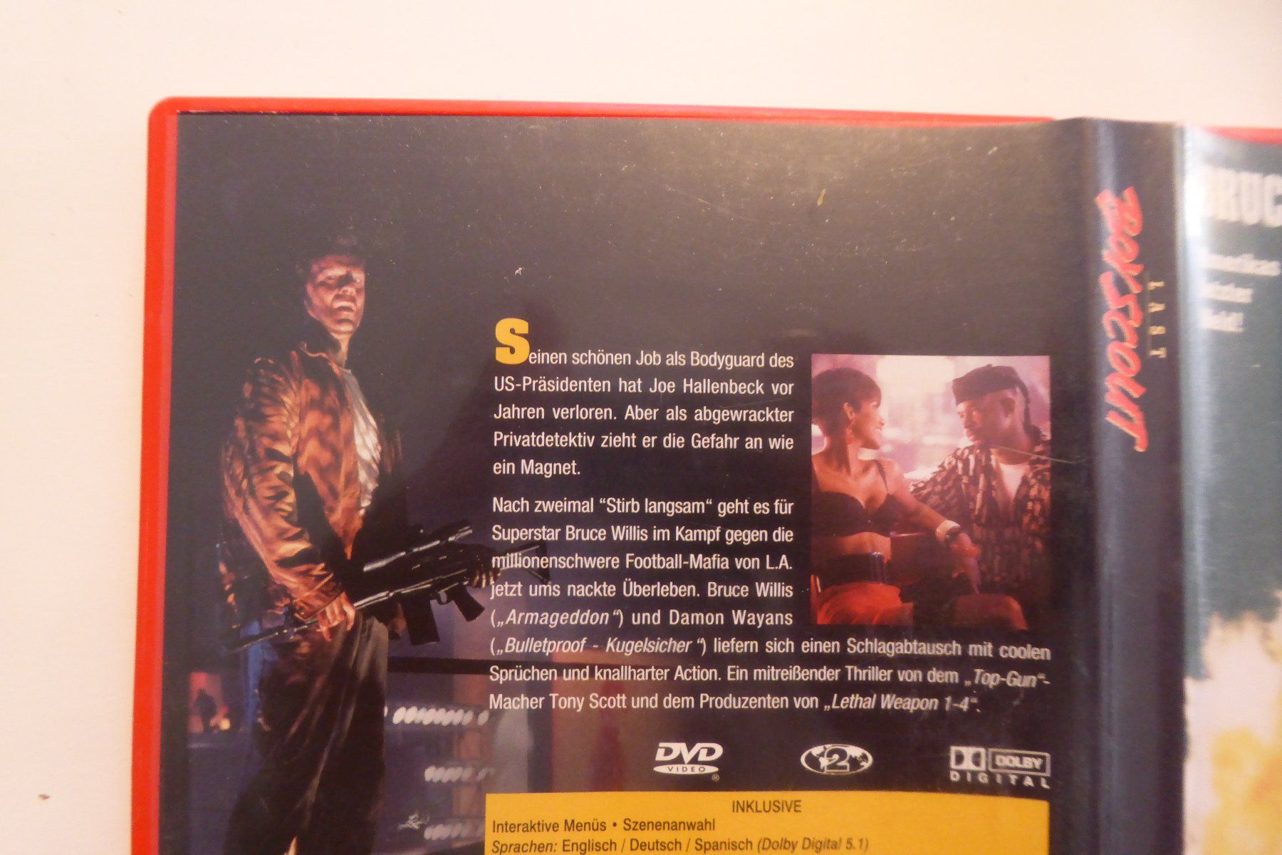 Tutti i DVDs: DVD uncut The last Boyscout – Usato da Allschwil venduto da Summelsarium 1