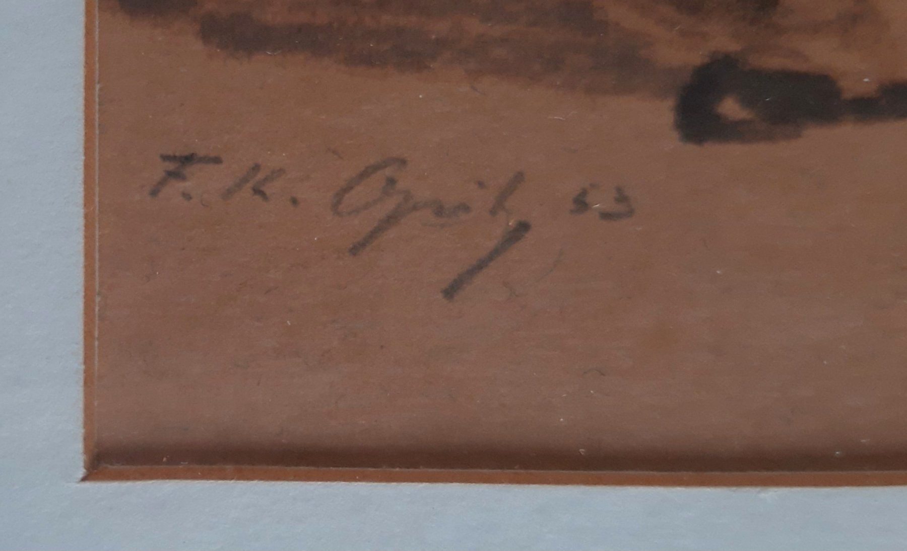 Dipinti: Gemälde Franz Karl Opitz – Usato da Arbon venduto da torso444 2