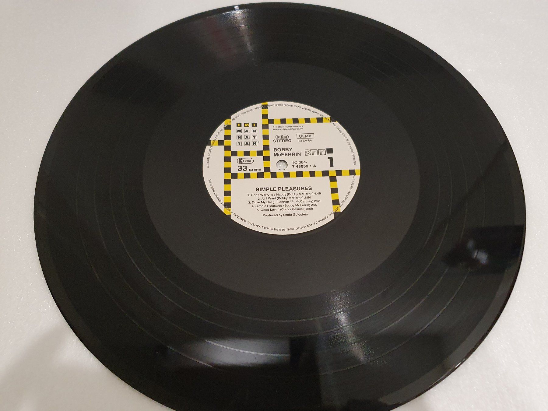 Dischi in vinile: Bobby McFerrin – Simple Pleasures – Usato da Uster venduto da Vinyl-Leidenschaft 2