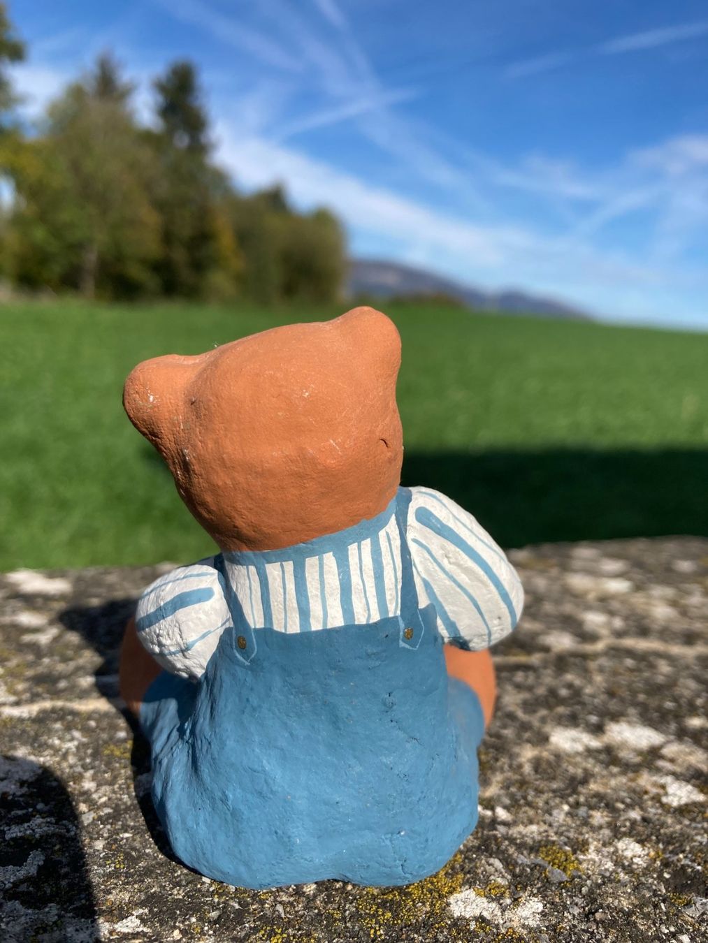 Statuette: Teddy Bär  Pappmache Vintage – Usato da Subingen venduto da ArtBead 3