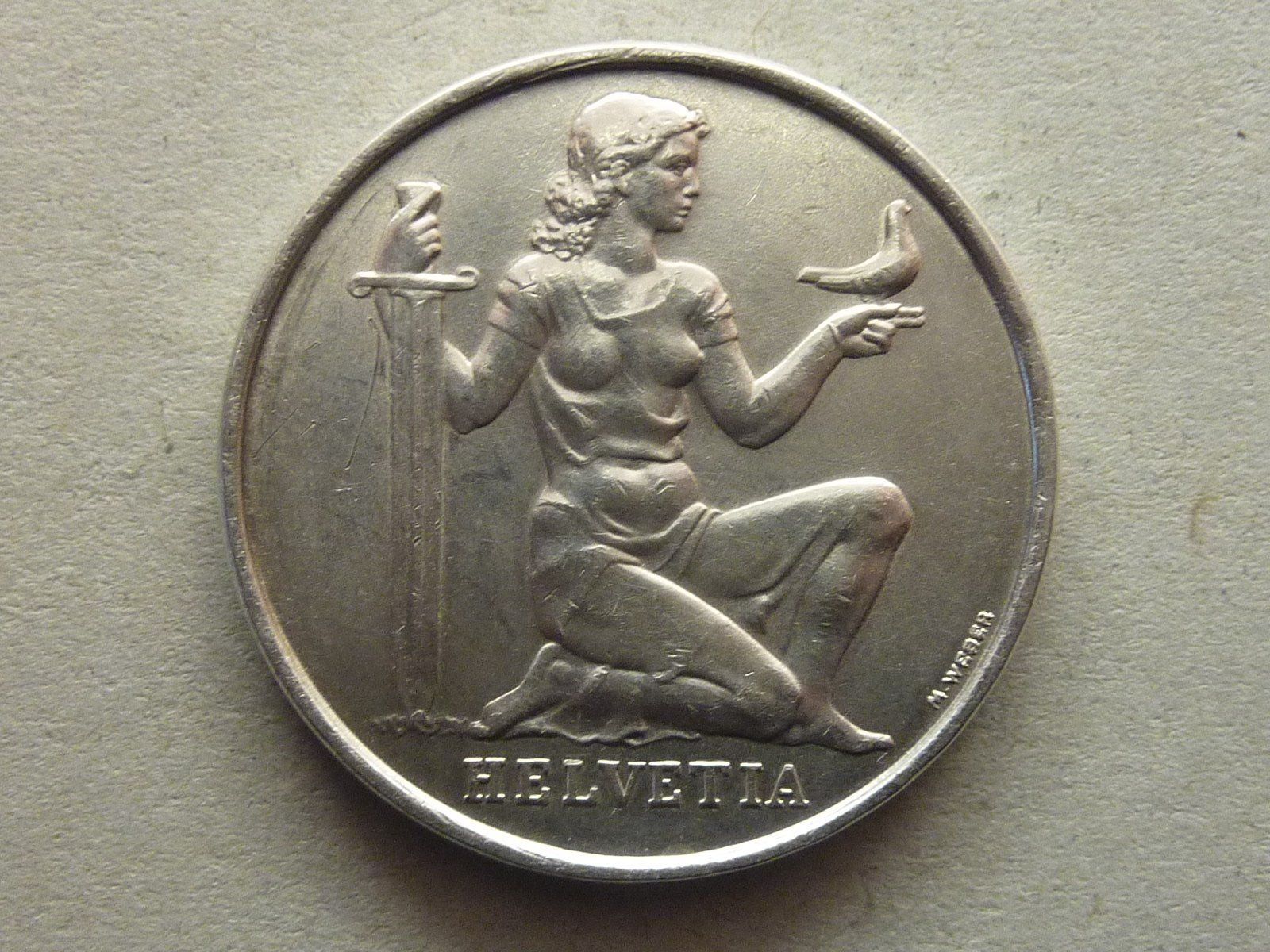 Tutti le monete: 5 Fr.  1936   vz.  -  Wehranleihe  - – Usato da Seon venduto da aee_7gpz