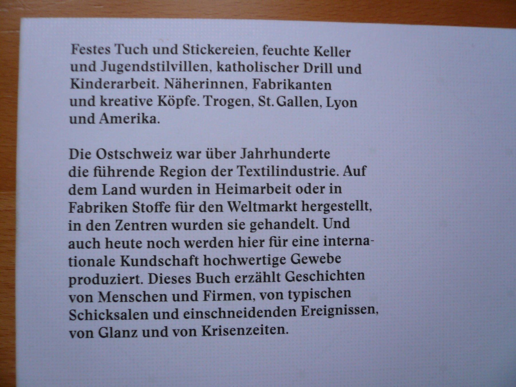 Bücher: St.Gallen - IIgfädlet - Ostschweizer Textilgeschichte – Neu (gemäss Beschreibung) aus Brunnadern von lesezirkel 1