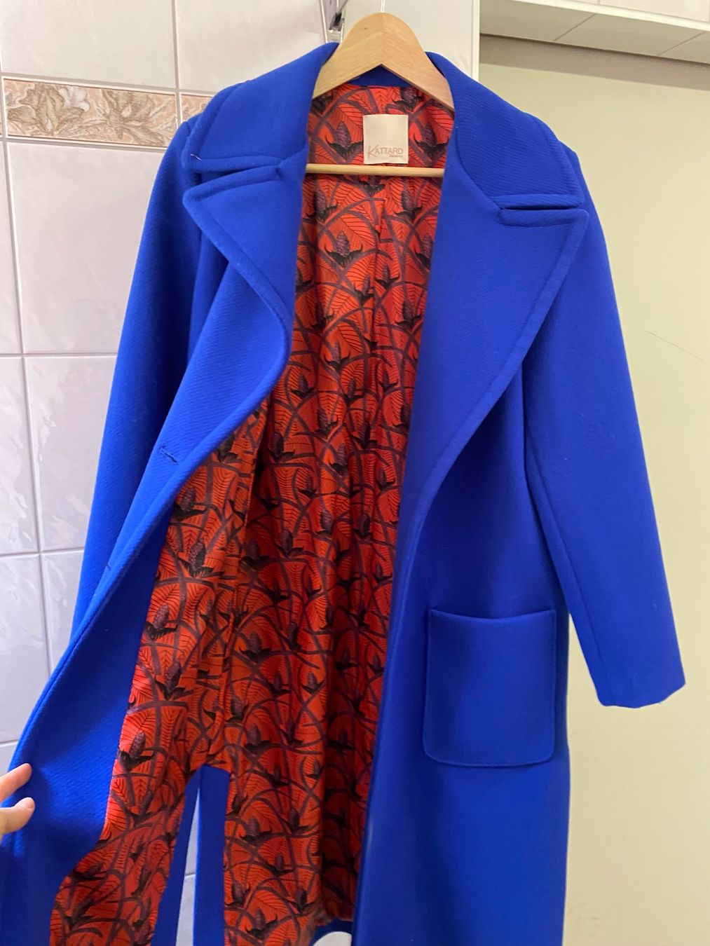 Mäntel: Manteau bleu Klein long - doublé – Neu (gemäss Beschreibung) aus Jouxtens-Mézery von delphinepassaquay 2