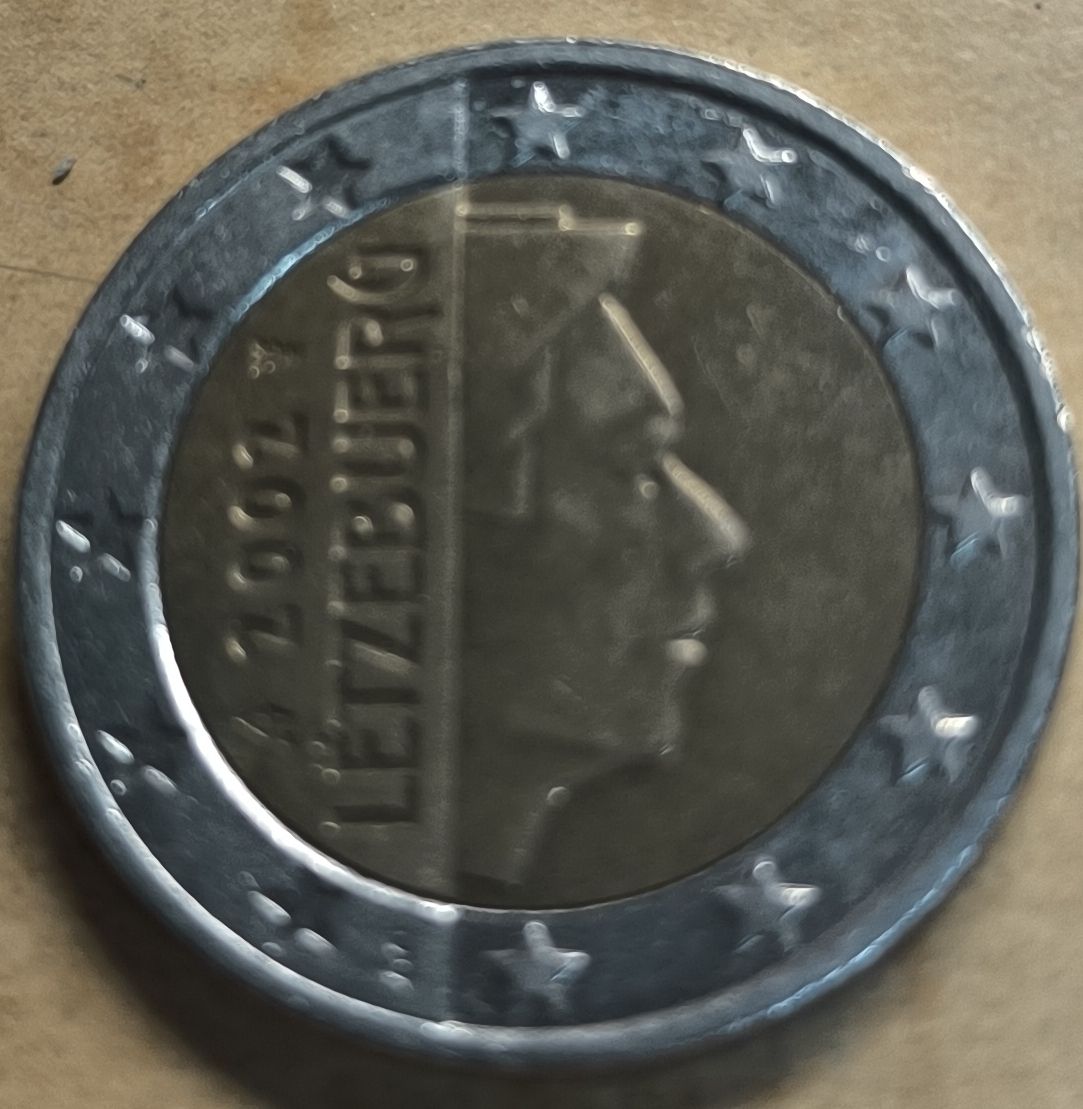 Tutti le monete: 2 Euro Luxembourg 2002,  – Usato da Onex venduto da Zebule