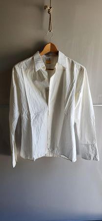Herrenhemd von Metzger, Weiss, Grösse 39, Slim Line. Made CH