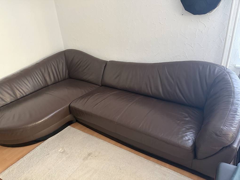 Divani: Echtleder-Sofa – Usato da Emmenbrücke venduto da net_5ymj